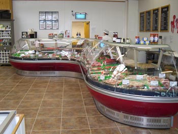 Butchers counter we built and supplied by ourselves