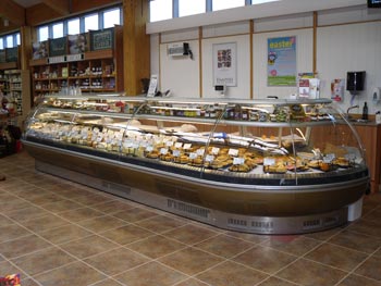 Delicatessen counter built and supplied by ourselves