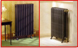 Different styles of radiators