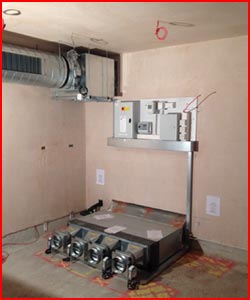 Underfloor Ducted Cooling and Dehumidifying